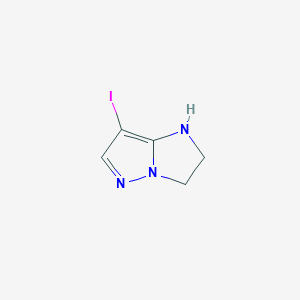 7-iodo-1H,2H,3H-pyrazolo[1,5-a]imidazole