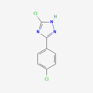 3-chloro-5-(4-chlorophenyl)-1H-1,2,4-triazole
