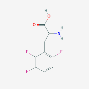 molecular formula C9H8F3NO2 B2829406 2,3,6-TRIFLUORO-DL-PHENYLALANINE CAS No. 1214049-90-7; 873429-60-8