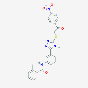 molecular formula C25H21N5O4S B282969 III-022 