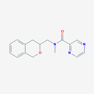 N-(isochroman-3-ylmethyl)-N-methylpyrazine-2-carboxamide