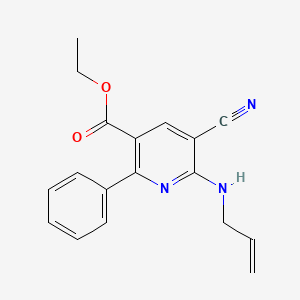 Ethyl 6-(allylamino)-5-cyano-2-phenylnicotinate
