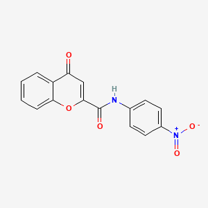 N-(4-nitrophenyl)-4-oxo-4H-chromene-2-carboxamide