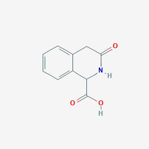 molecular formula C10H9NO3 B2829792 3-Oxo-1,2,3,4-tetrahydroisoquinoline-1-carboxylic acid CAS No. 1779370-06-7