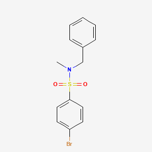 molecular formula C14H14BrNO2S B2829794 N-benzyl-4-bromo-N-methylbenzenesulfonamide CAS No. 333434-62-1