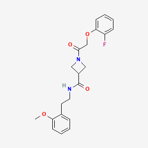 1-(2-(2-fluorophenoxy)acetyl)-N-(2-methoxyphenethyl)azetidine-3-carboxamide