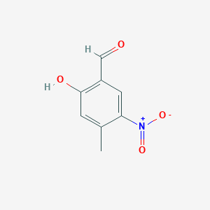 molecular formula C8H7NO4 B2829982 2-Hydroxy-4-methyl-5-nitrobenzaldehyde CAS No. 101421-77-6