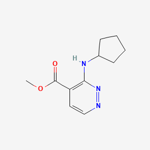 Methyl 3-(cyclopentylamino)pyridazine-4-carboxylate