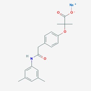 molecular formula C20H23NO4.Na B000283 Efaproxiral sodium CAS No. 170787-99-2