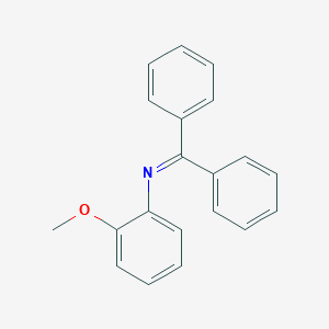 molecular formula C20H17NO B283008 N-(diphenylmethylene)-2-methoxyaniline 