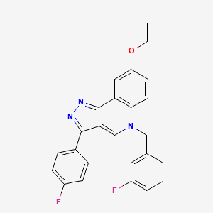 8-ethoxy-5-(3-fluorobenzyl)-3-(4-fluorophenyl)-5H-pyrazolo[4,3-c]quinoline