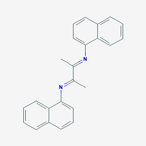 molecular formula C24H20N2 B283016 N-[1-methyl-2-(1-naphthylimino)propylidene]naphthalen-1-amine 
