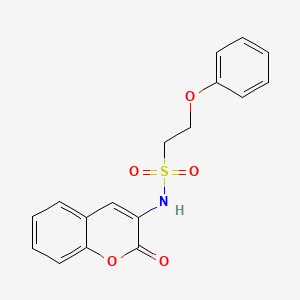 molecular formula C17H15NO5S B2830332 N-(2-oxo-2H-chromen-3-yl)-2-phenoxyethanesulfonamide CAS No. 1351611-50-1