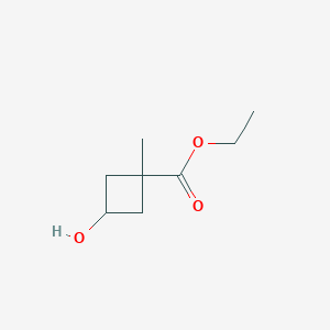 Ethyl (1s,3r)-3-hydroxy-1-methylcyclobutane-1-carboxylate