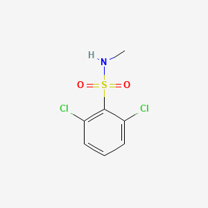 molecular formula C7H7Cl2NO2S B2830414 2,6-dichloro-N-methylbenzene-1-sulfonamide CAS No. 19818-11-2