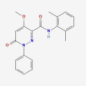 N-(2,6-dimethylphenyl)-4-methoxy-6-oxo-1-phenyl-1,6-dihydropyridazine-3-carboxamide