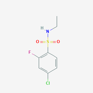 4-chloro-N-ethyl-2-fluorobenzene-1-sulfonamide