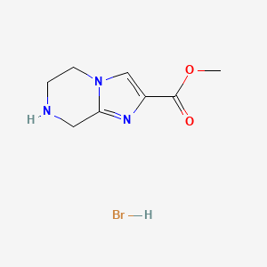 Methyl 5,6,7,8-tetrahydroimidazo[1,2-a]pyrazine-2-carboxylate hydrobromide