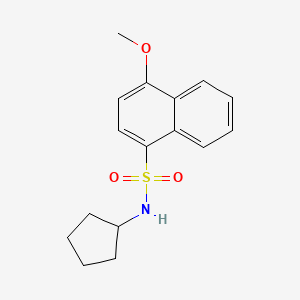 N-cyclopentyl-4-methoxynaphthalene-1-sulfonamide