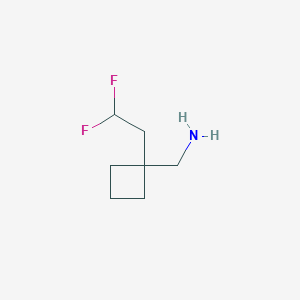 [1-(2,2-Difluoroethyl)cyclobutyl]methanamine
