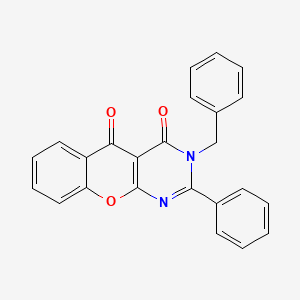 3-benzyl-2-phenyl-3H-chromeno[2,3-d]pyrimidine-4,5-dione