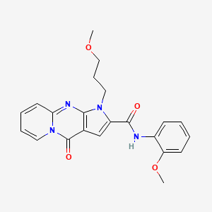 N-(2-methoxyphenyl)-1-(3-methoxypropyl)-4-oxo-1,4-dihydropyrido[1,2-a]pyrrolo[2,3-d]pyrimidine-2-carboxamide