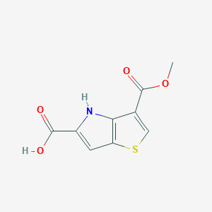3-Methoxycarbonyl-4H-thieno[3,2-b]pyrrole-5-carboxylic acid
