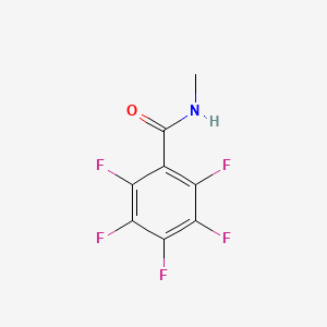 molecular formula C8H4F5NO B2830636 N-methylpentafluorobenzamide CAS No. 120033-88-7