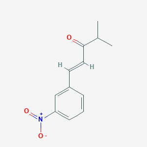 (1E)-4-methyl-1-(3-nitrophenyl)pent-1-en-3-one