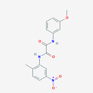 N1-(3-methoxyphenyl)-N2-(2-methyl-5-nitrophenyl)oxalamide