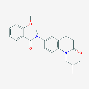 N-(1-isobutyl-2-oxo-1,2,3,4-tetrahydroquinolin-6-yl)-2-methoxybenzamide