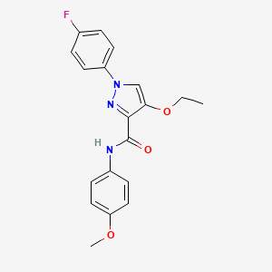 4-ethoxy-1-(4-fluorophenyl)-N-(4-methoxyphenyl)-1H-pyrazole-3-carboxamide