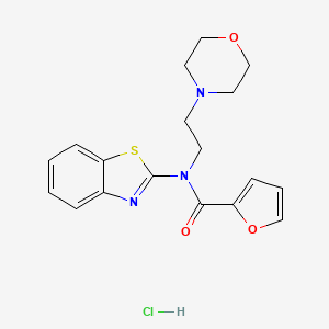 N-(benzo[d]thiazol-2-yl)-N-(2-morpholinoethyl)furan-2-carboxamide hydrochloride