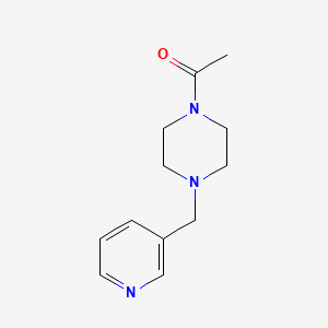 1-(4-(Pyridin-3-ylmethyl)piperazin-1-yl)ethan-1-one