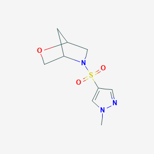 5-[(1-methyl-1H-pyrazol-4-yl)sulfonyl]-2-oxa-5-azabicyclo[2.2.1]heptane