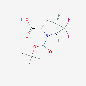(1S,3S,5R)-2-(tert-Butoxycarbonyl)-6,6-difluoro-2-azabicyclo[3.1.0]hexane-3-carboxylic acid