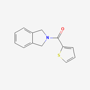 molecular formula C13H11NOS B2830869 Isoindolin-2-yl(thiophen-2-yl)methanone CAS No. 1378884-81-1
