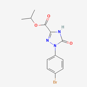 Isopropyl 1-(4-bromophenyl)-2,5-dihydro-5-oxo-1H-1,2,4-triazole-3-carboxylate