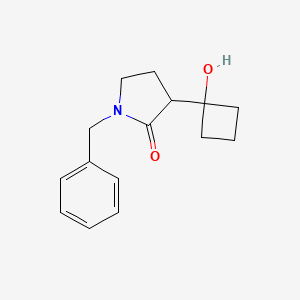 1-Benzyl-3-(1-hydroxyclcobutyl)pyrrolidin-2-one