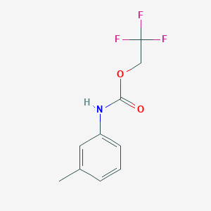 2,2,2-trifluoroethyl N-(3-methylphenyl)carbamate