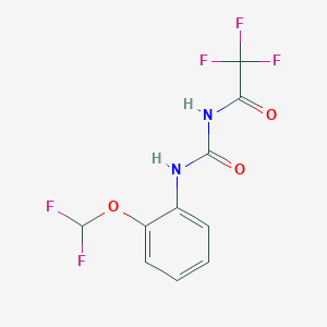 N-((2-(difluoromethoxy)phenyl)carbamoyl)-2,2,2-trifluoroacetamide