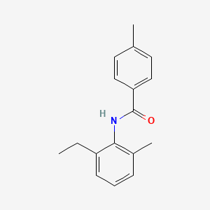 molecular formula C17H19NO B2830942 N-(2-ethyl-6-methylphenyl)-4-methylbenzamide CAS No. 198488-87-8