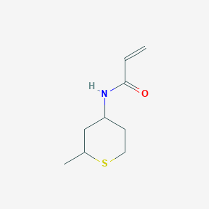 molecular formula C9H15NOS B2831181 N-(2-Methylthian-4-yl)prop-2-enamide CAS No. 2224397-79-7