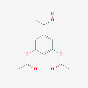 molecular formula C12H14O5 B028312 1-(3,5-二乙酰氧基苯基)-1-乙醇 CAS No. 847862-83-3