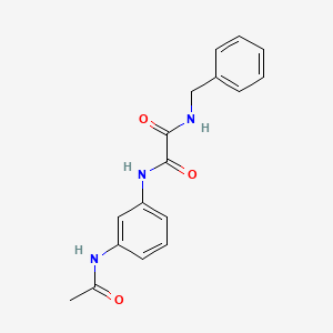 molecular formula C17H17N3O3 B2831233 N'-benzyl-N-(3-acetamidophenyl)ethanediamide CAS No. 899748-47-1