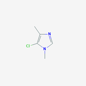 molecular formula C5H7ClN2 B2831264 5-chloro-1,4-dimethyl-1H-imidazole CAS No. 1856095-84-5