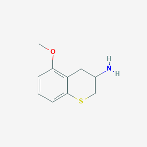 molecular formula C10H13NOS B028313 5-Methoxythiochroman-3-amine CAS No. 109140-19-4