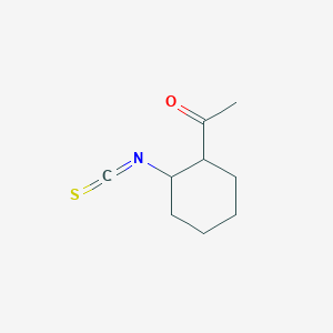 molecular formula C9H13NOS B2831365 1-(2-Isothiocyanatocyclohexyl)ethanone CAS No. 2460750-70-1