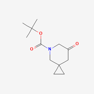 molecular formula C12H19NO3 B2831375 Tert-butyl 7-oxo-5-azaspiro[2.5]octane-5-carboxylate CAS No. 2091694-43-6