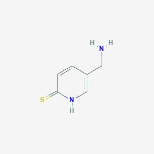 molecular formula C6H8N2S B2831393 5-(Aminomethyl)-1H-pyridine-2-thione CAS No. 1355178-74-3